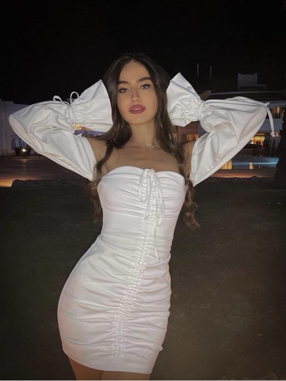 El Milas Brand Valencia dress Off White